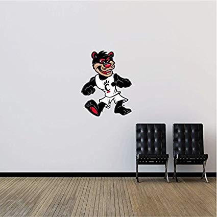 College Cat Logo - Cincinnati Bearcats NCAA USA Cat Logo College Sport Art Wall Decor