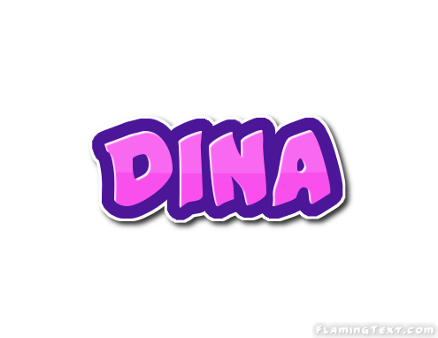 Dina Logo - Dina Logo | Free Name Design Tool from Flaming Text