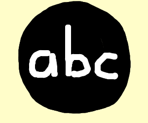 American Broadcasting Company Logo - ABC logo (american broadcasting company) drawing by I DrewBones ...
