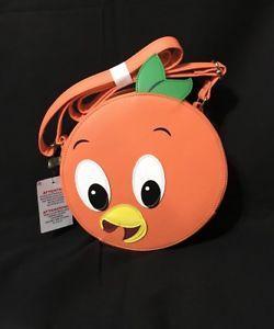 Orange Bird in Circle Logo - Disney Parks Dress Shop Orange Bird Character Circle Purse Bag Sold