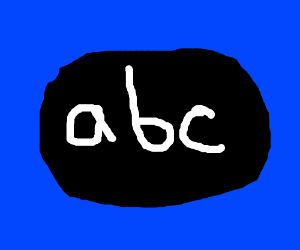 American Broadcasting Company Logo - The American Broadcasting Company logo drawing
