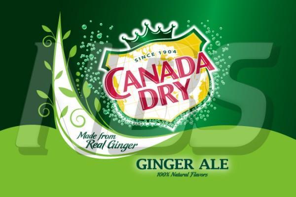 Ginger Ale Logo - Canada Dry UF-1 Fountain Valve Decals — Midwest Beverage