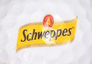 Ginger Ale Logo - 1) SCHWEPPES LOGO GOLF BALL (GINGER ALE, CLUB SODA)