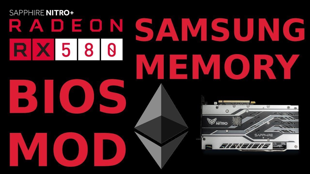 Sapphire AMD Logo - BIOS Mod: Sapphire Nitro+ RX580 8G SAMSUNG for Ethereum AMD Radeon ...