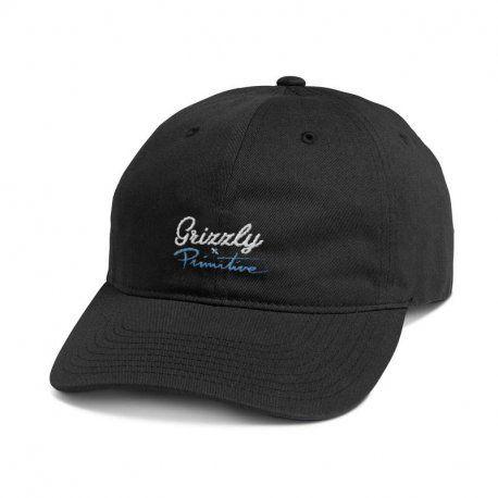 Primitive Grizzly Logo - Buy Primitive x Grizzly Script Logo Dad Hat at the longboard shop in ...