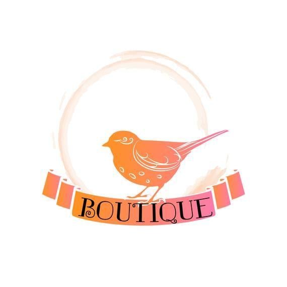 Orange Bird in Circle Logo - Premade Custom logo design, bird orange pink logo, bird colorful logo design, business logo design, bird circle logo design, bird pink logo