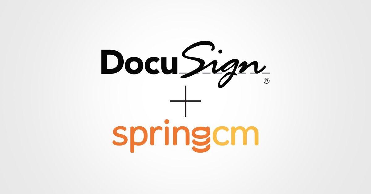 DocuSign Logo - Here's why DocuSign acquired SpringCM – Digitizing Polaris