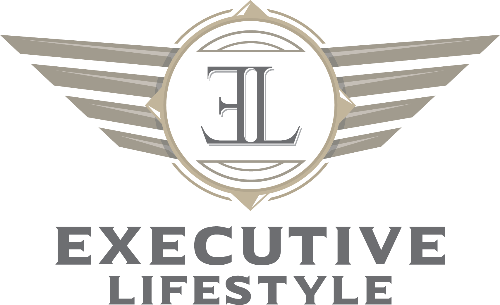 Executive Service Logo - Executive Lifestyle Air Charter Service. Luxury