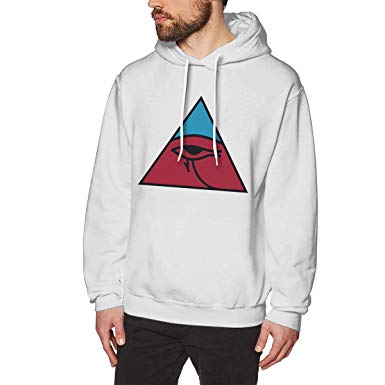Triangle Eye Logo - Amazon.com: Mens Hooded Sweatshirt Classical Elegant Charm Original ...