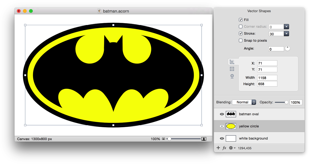 Bat Man Logo - Acorn: Batman Logo