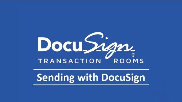 DocuSign Logo - Sending a Document out for Signature using DocuSign