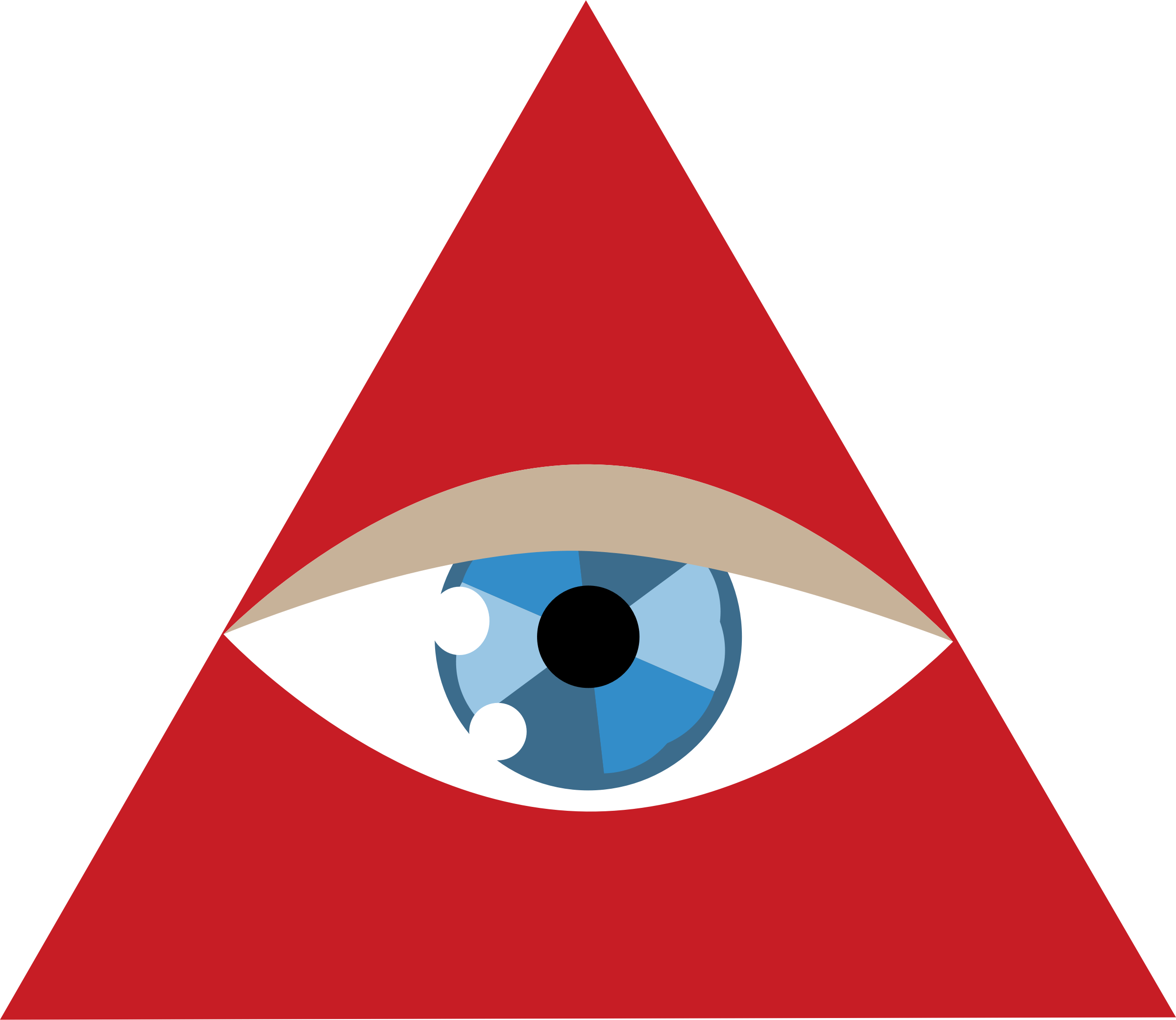 Triangle Eye Logo - Clipart - eye in triangle