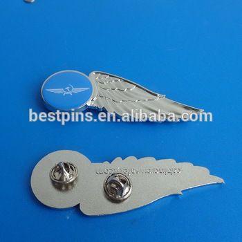 Fashion Wing Logo - Cool Fashion Logo Epoxy Wing Style Collar Pin Brooch Pin Badge For ...