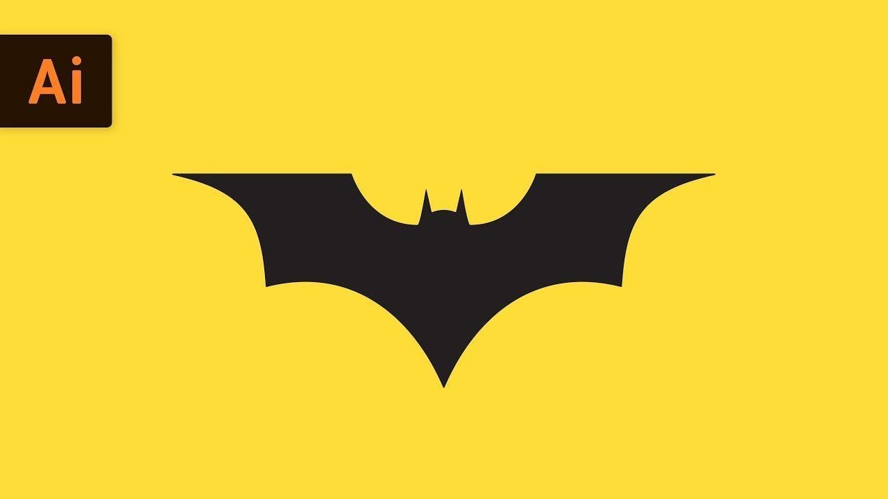 Batman Logo - How to Draw the Batman Logo | Illustrator Tutorial - YouTube
