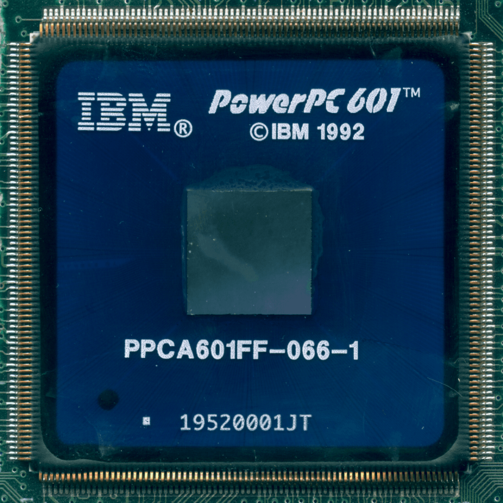 IBM PowerPC Logo - Ic Photo IBM PPCA601FF 066 1 (PowerPC CPU).png
