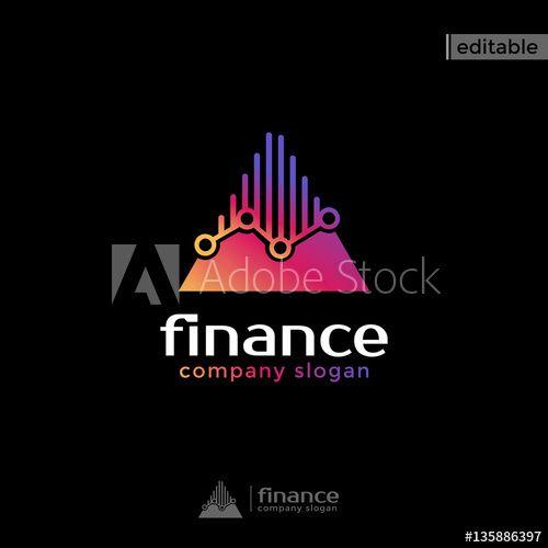 Triangle Eye Logo - triangle finance logo. modern eye catching logo this stock
