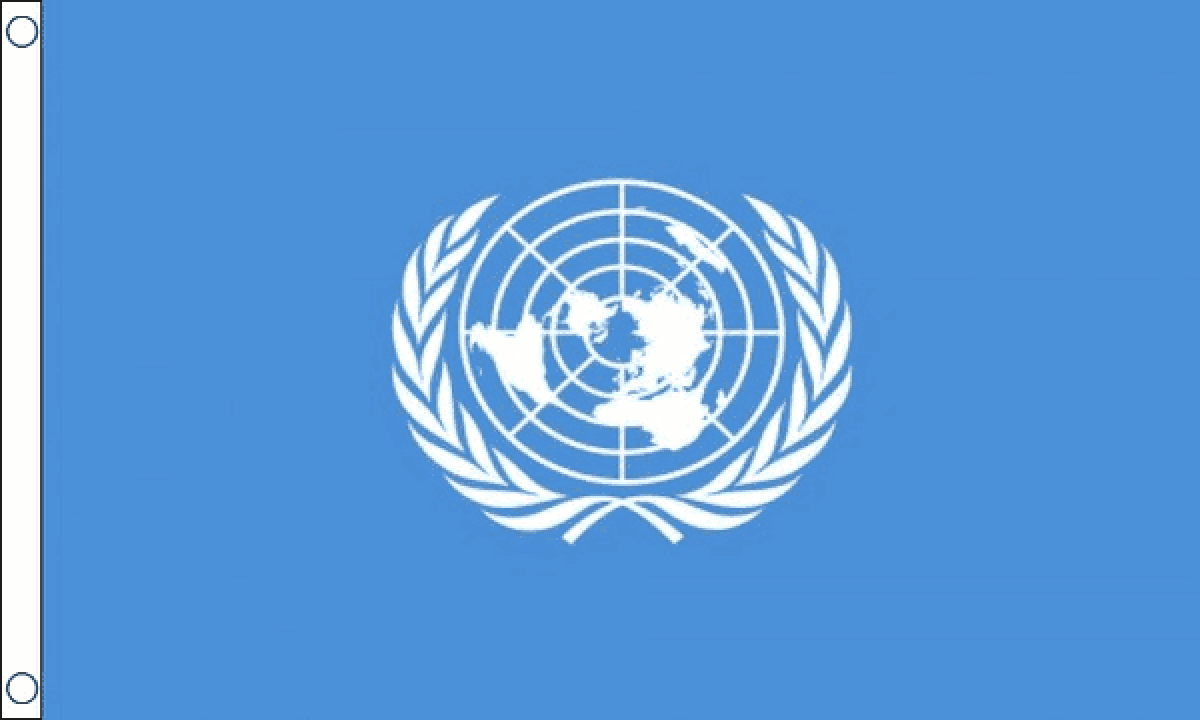 Circle of Nations Logo - United Nations Flag (Medium)