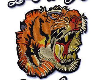 Gucci Lion Logo - Gucci tiger patch | Etsy