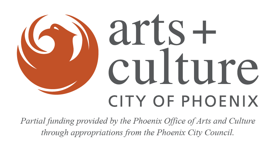 Orange Bird in Circle Logo - POAC text logo 2017 – ORANGE bird (grantee)-01 – MusicaNova Orchestra