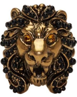 Gucci Lion Logo - Get the Deal: Gucci Gold Lion Head Ring