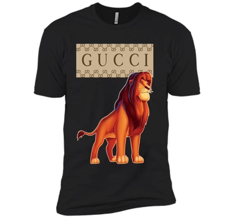 Gucci Lion Logo - Gucci Lion King Premium T Shirt