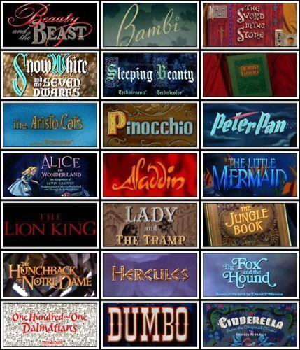 Disney Movie Title Logo - Living the fairytale as I did with my sister while watching all ...