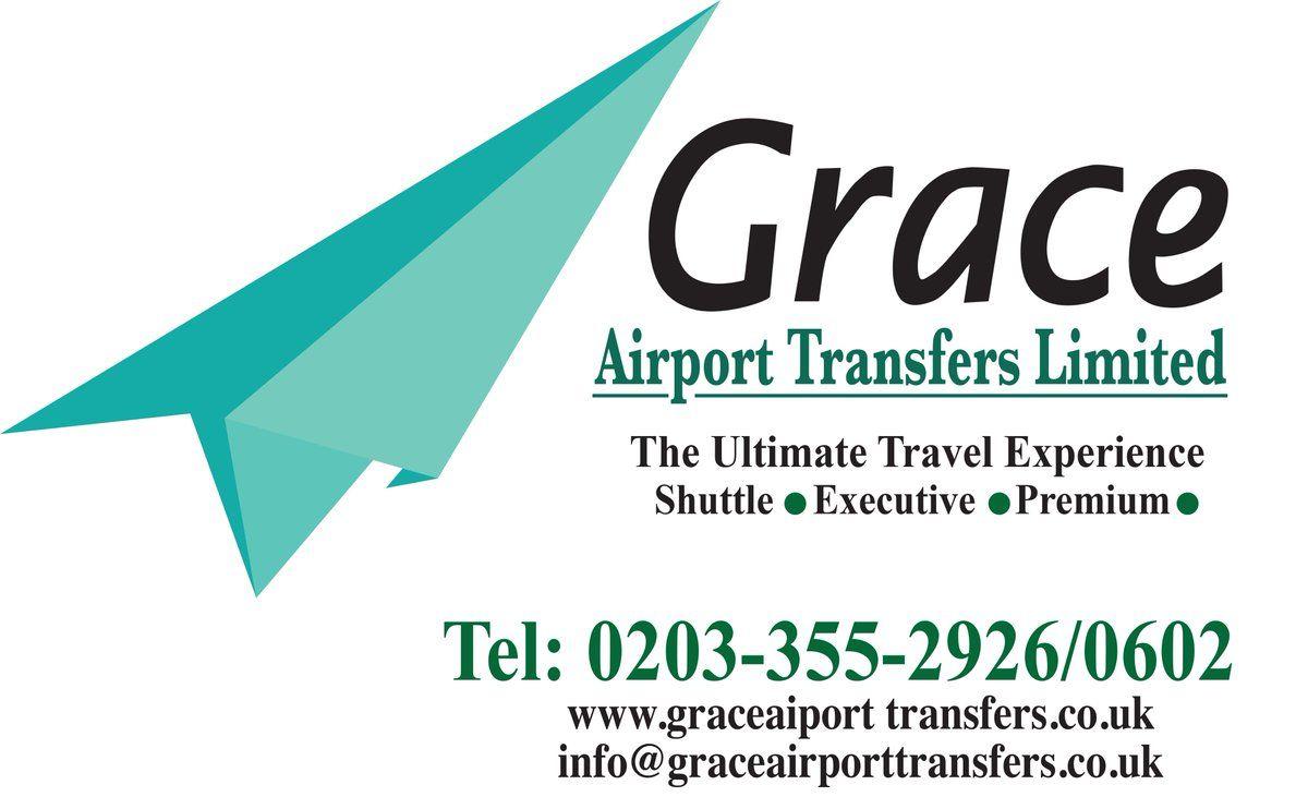 Executive Service Logo - Grace Airport Transfers new & improved Logo. If you