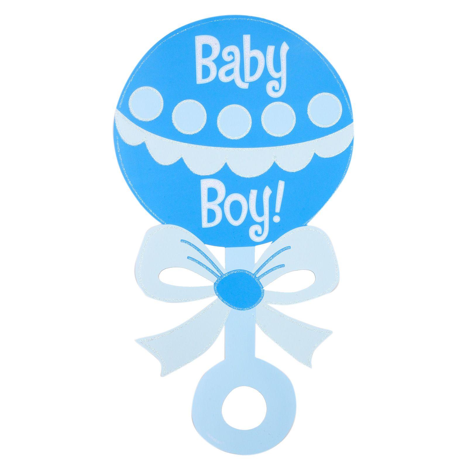 Baby Boy Logo - Baby Boy Rattle Clipart