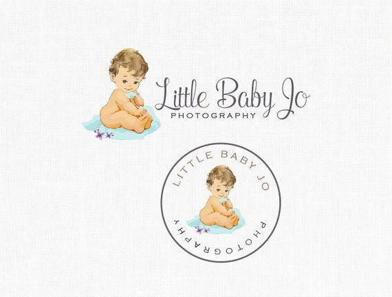 Baby Boy Logo - Items similar to Custom Baby Boy Logo Design Boutique Logo