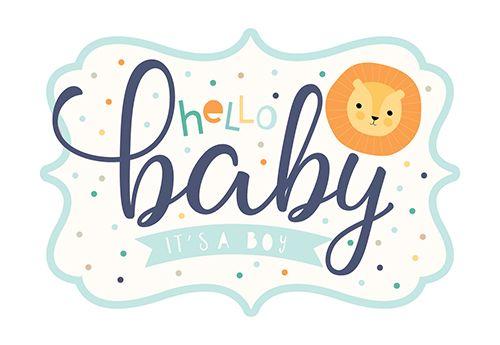 Baby Boy Logo - Collections | echo park paper co. | Hello Baby Boy