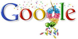 Happy Birthday Google Logo - Google's 15th Birthday