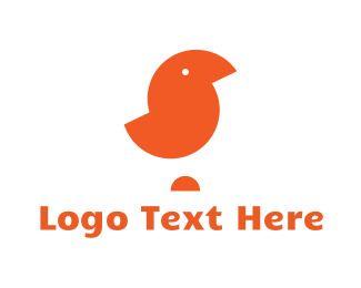Orange Bird in Circle Logo - Circle Logo Maker - The Best Circle Logos | Page 16 | BrandCrowd