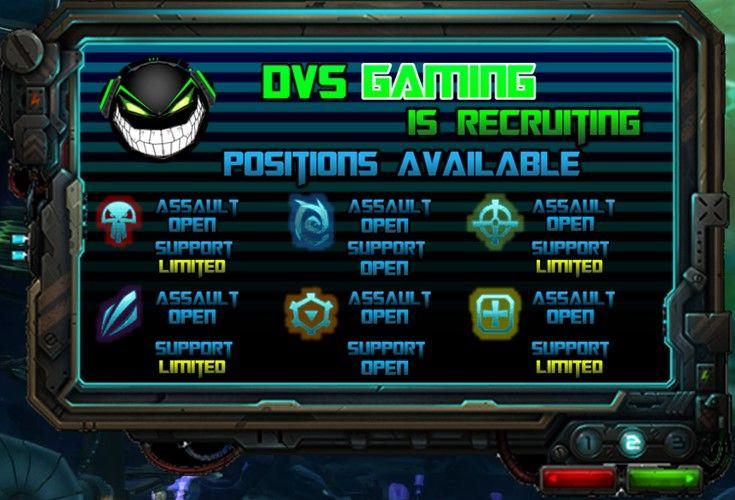 DVS Gaming Logo - DVS Gaming Dominion PvE PvP Guild Recruitment Archive
