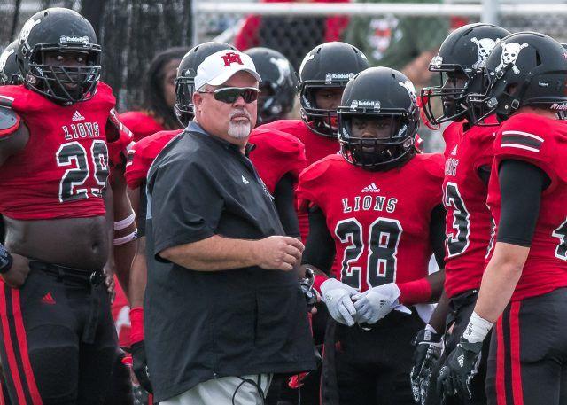 EMCC Lions Red Logo - EMCC Football Reveals 2017 Schedule - WCBI TV | Your News Leader