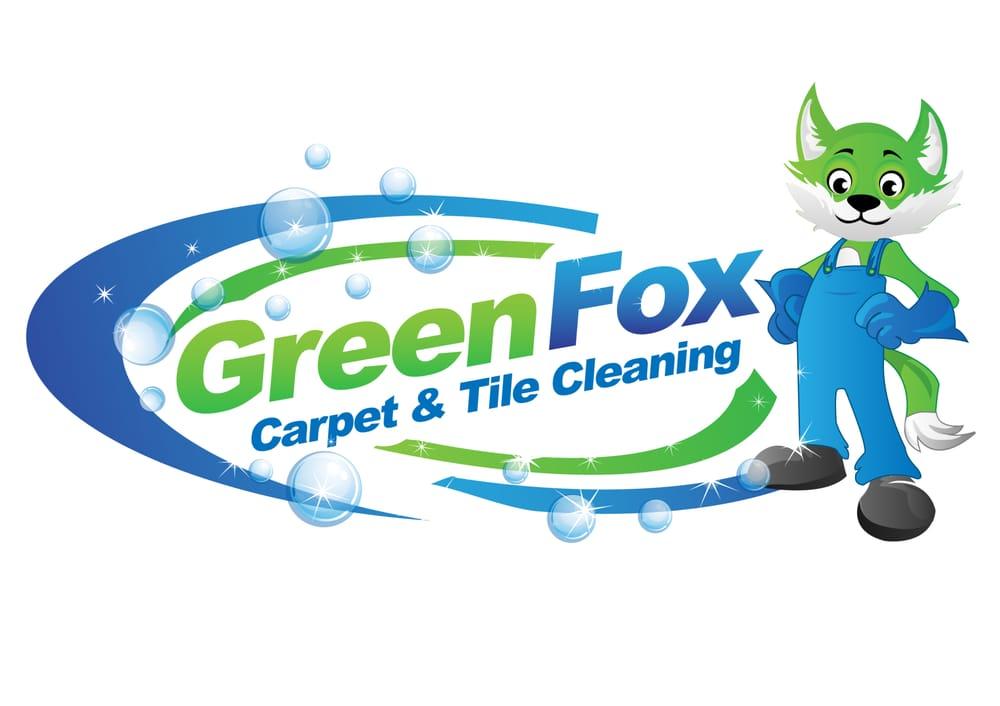 Blue and Green Fox Logo - Green Fox Carpet & Tile Cleaning Cleaning