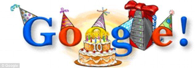 Happy Birthday Google Logo - Happy birthday Google! Search engine celebrates 15 years since its