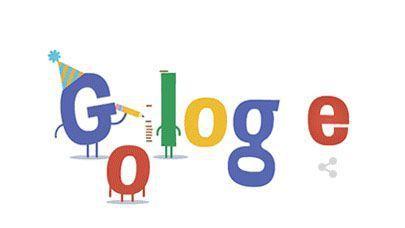 Happy Birthday Google Logo - Google Doodle Celebrates Its 16th Birthday