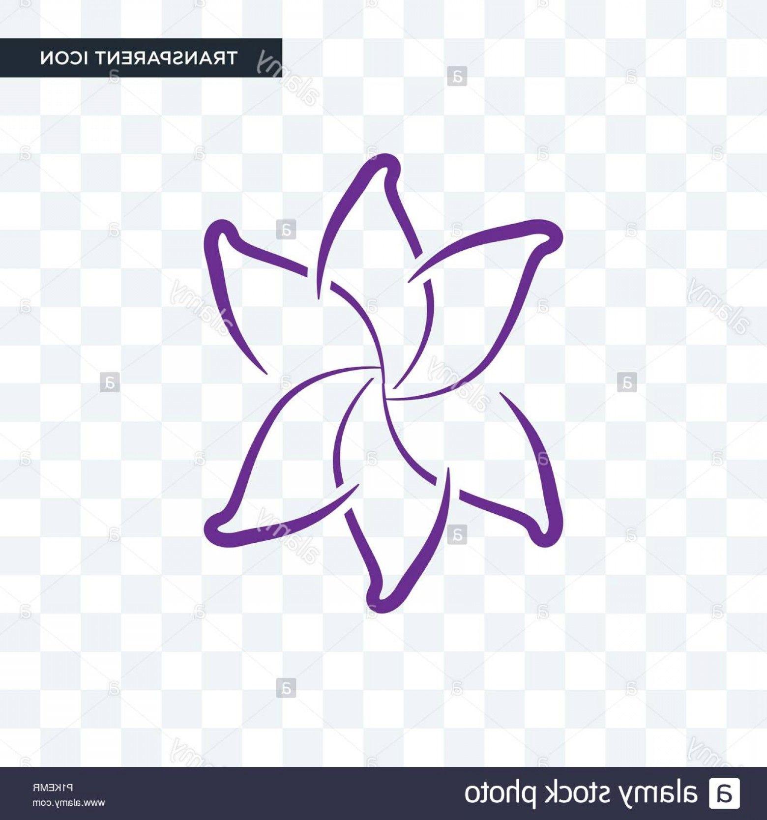 Transparent Flower Logo - Lily Flower Vector Icon Isolated On Transparent Background Lily ...