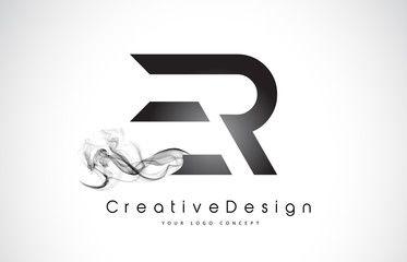 ER Logo - ER E R Letter Logo Design. Creative Icon Modern Letters Vector Logo ...
