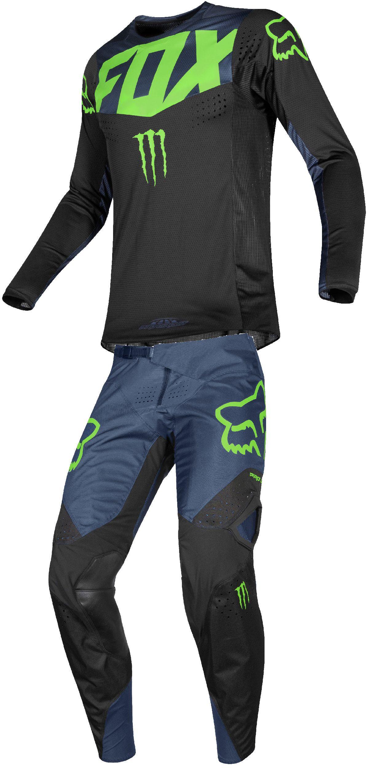 Blue and Green Fox Logo - Fox Racing Mens Black/Blue/Green 360 Pro Circuit Dirt Bike Jersey ...