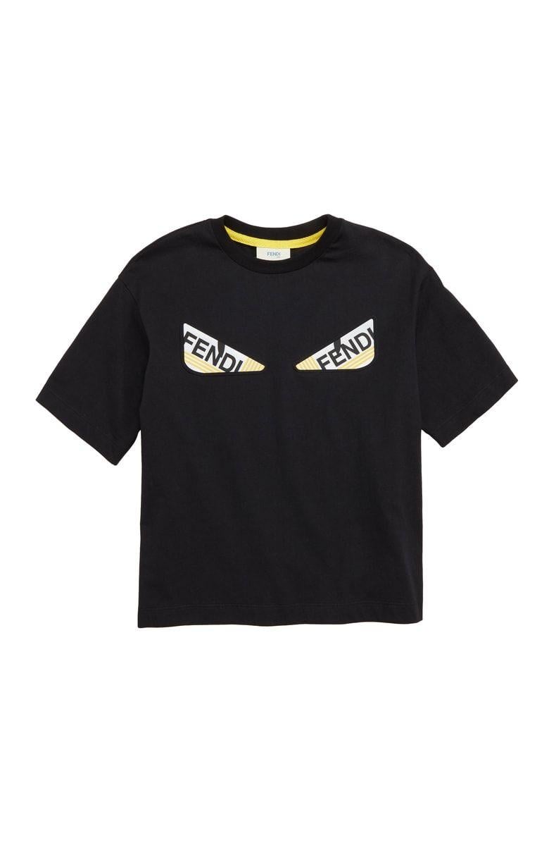 Fendi Monster Eyes Logo - Fendi Monster Eyes Logo T-Shirt (Toddler Boys, Little Boys & Big ...