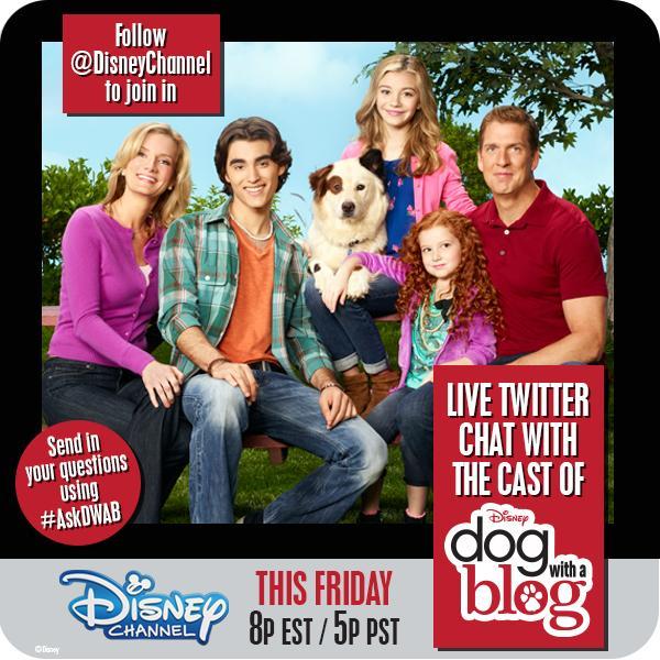 Dog with a Blog Disney Channel Logo - The Cast Of Disney's 'Dog With A Blog' Will Be Live Chatting On