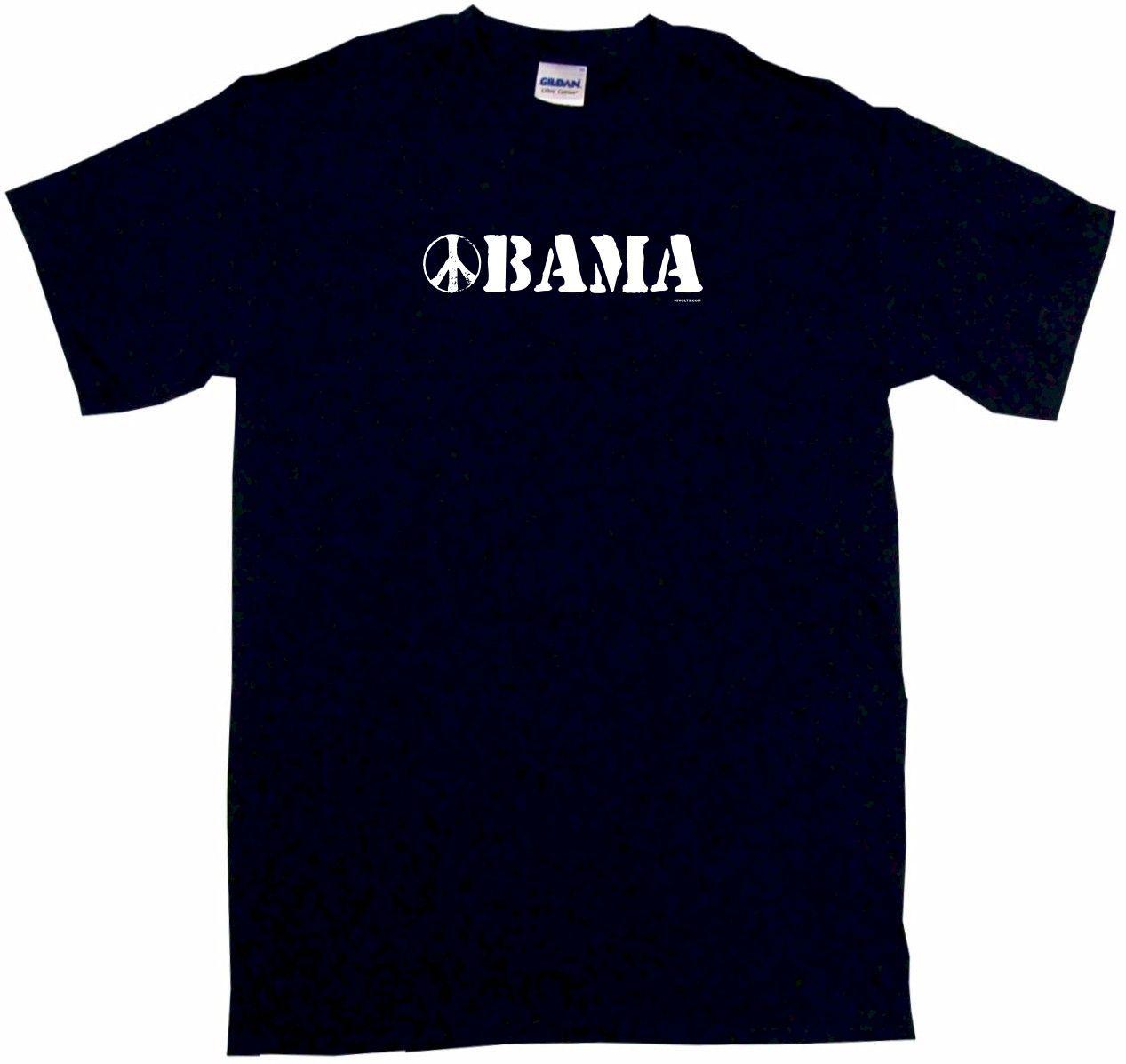 Small Obama Logo - Obama Peace Sign Logo Mens Tee Shirt Pick Size Color Small 6XL