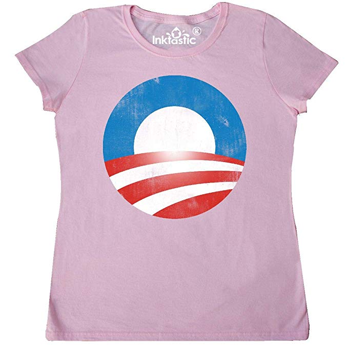 Small Obama Logo - Amazon.com: inktastic - Obama Logo (Vintage Look) Women's T-Shirt ...