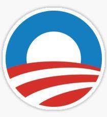 Small Obama Logo - Obama Stickers | Redbubble