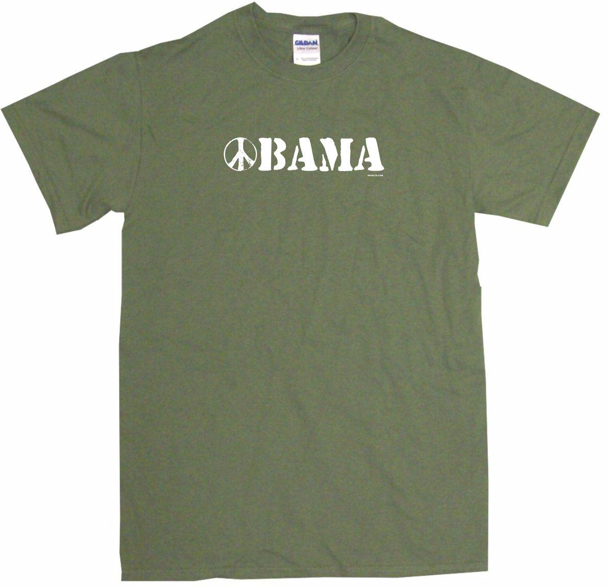 Small Obama Logo - Obama Peace Sign Logo Mens Tee Shirt Pick Size Color Small-6XL | eBay