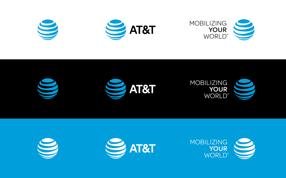 New AT&T Globe Logo - Brand New: New Logo and Identity for AT&T by Interbrand. Brand