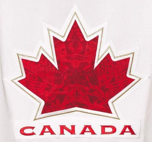 Canada Maple Leaf Olympic Logo - Olympic hockey jerseys unveiled at UBC