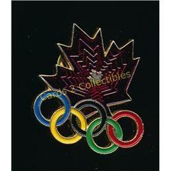 Canada Maple Leaf Olympic Logo - Canada Maple Leaf Olympic Games Pin
