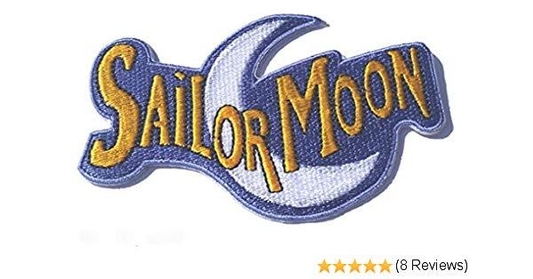 Sailor Moon Logo - Amazon.com: Sailor Moon Logo Patch Embroidered Iron on Badge ...